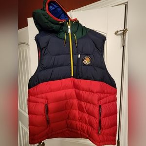Men's XXL Polo Ralph Lauren Hooded Down Vest